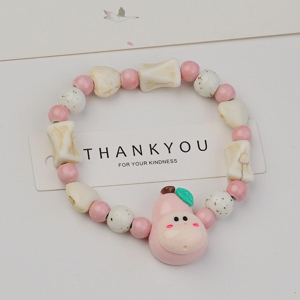 Jingdezhen cute cartoon beaded bracelet student gift Jingdezhen ceramic jewelry bracelet wholesale