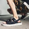 Summer Men's Sandals High-quality Fashio Casual Beach Slippers Comfortable Soft Soled Hook Loop Sandals New Male Roman Shoes