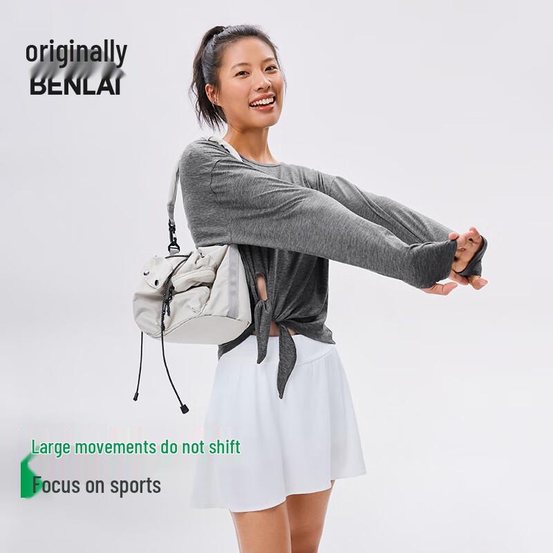 Benlai Women's 2025 Autumn Loose Fit Long Sleeve T-Shirt