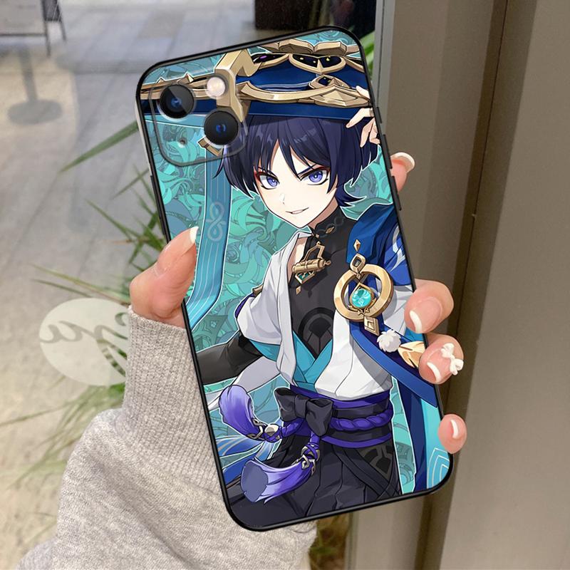 Genshin Impact Wanderer Case For iPhone 17 Pro Max 15 14 13 12 11 16 Pro Max Plus 12 13 Mini 16e 17 Air Back Cover