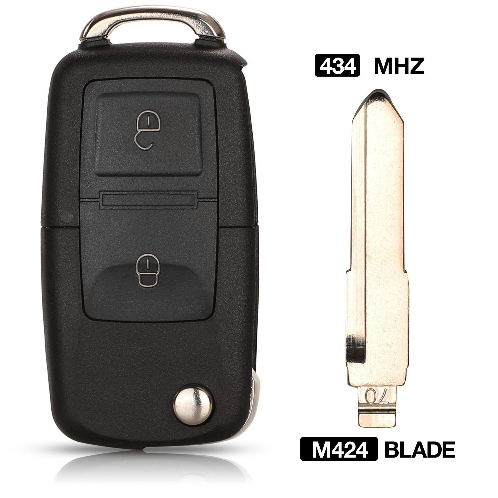 

Jingyuqin для Toyota daihatsu Avanza Wigo Grand Daihatsu Xenia Alza Myvi Axia 2 кнопки пульт дистанционного управления ключом от машины 433 МГц майя синий