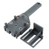 Perforatore per lavorazione del legno localizzatore di connessione per foratura piastra di legno perforatore portatile tenone tondo in legno set di attrezzi fai-da-te per lavorazione del legno