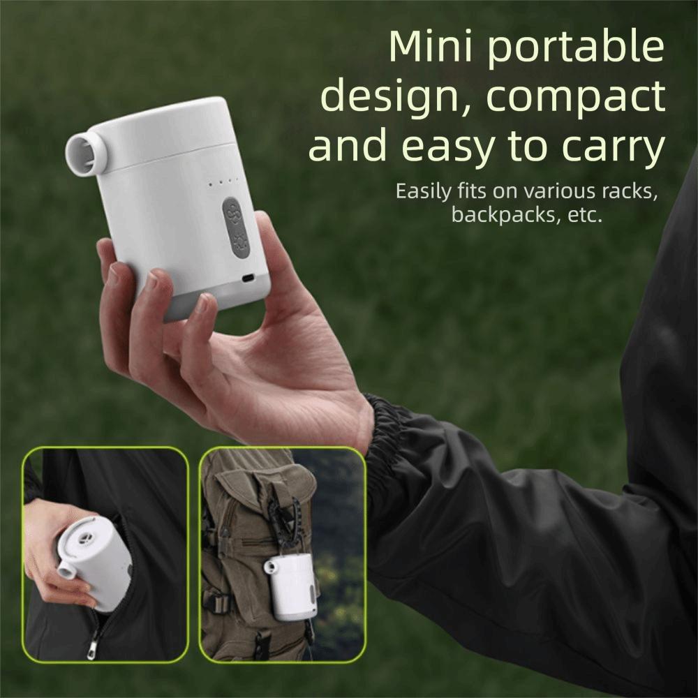 Wireless Operation Electric Air Pump High Power USB Rechargeable Pump  Outdoor Use