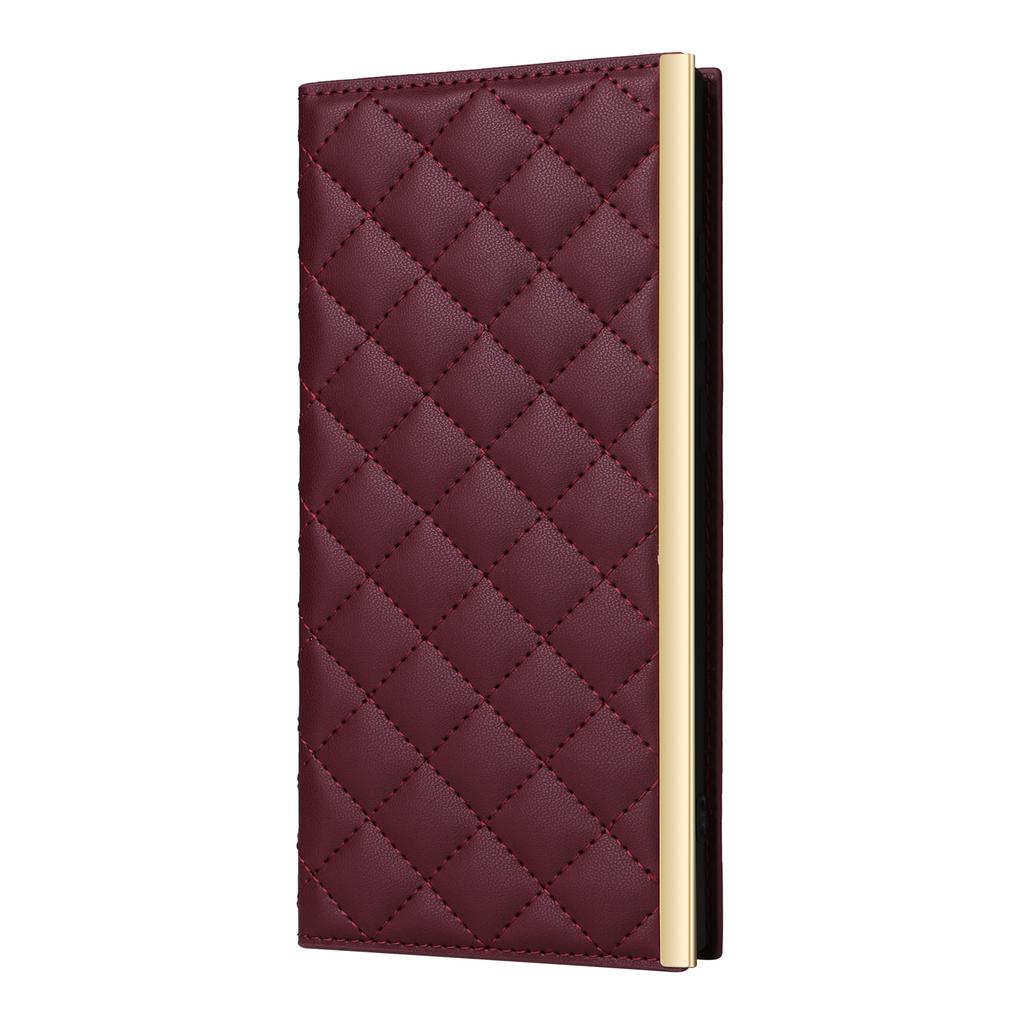 For Samsung Galaxy S25 Ultra Case Suction Cup PU Leather Wallet Phone Cover with Straps