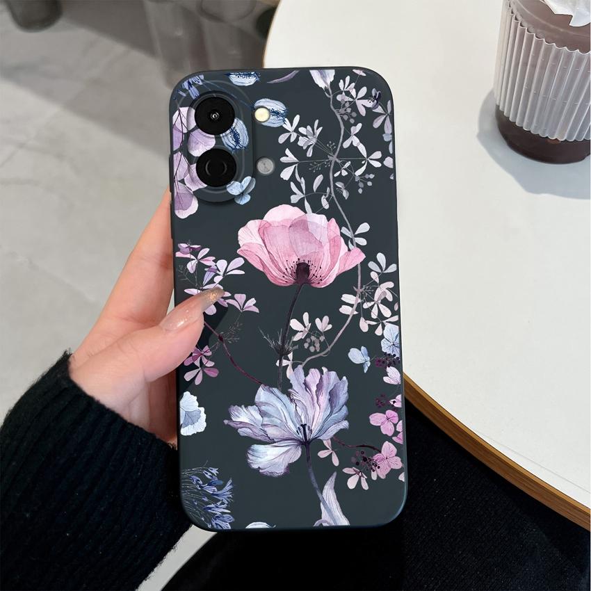 Lovely Back Cover For Tecno Spark Go 3 2 1S Pova 7 Ultra Pro Spark 40 40C 30 Phone Bags Cute Avocado Pretty Flowers Shell Soft Silicone Anti Slip Case