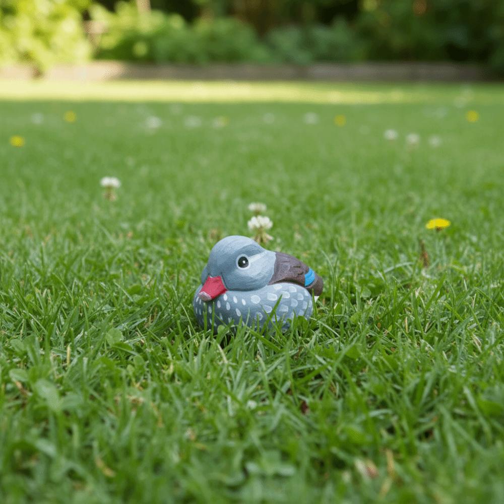 Dekorative Holzvogel-Statue Massivholz Holzschnitzerei Vogel-Ornament Fotografie-Requisiten