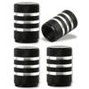 Aluminum Alloy Tire Valve Stem Caps 4 Pcs Universal Stem Covers for Cars Motorcycles and Bikes Auto Tire Accessoires Valve Stems 1