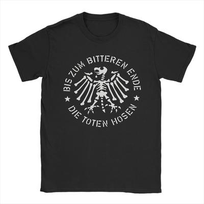 Neuer Eingang Die Toten Hosen Band Logo T-Shirt Für Unisex Baumwoll-T-Shirts Kurzarm-Oberteile