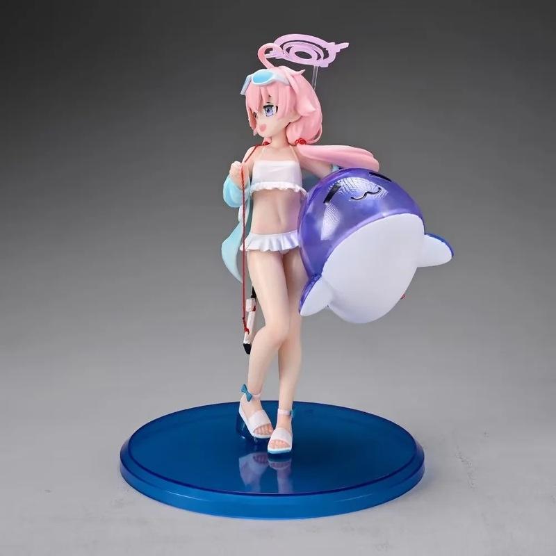 21cm Anime Blue Archive Takanashi Hoshino Cute Lazy Swimsuit Action Figures Model Kit Doll Desktop Ornament Statue Toys Gifts KO Poseable Articulated