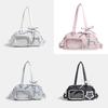 Urban Minimalist Pu Shoulder Bag With Spliced Design For Daily Use