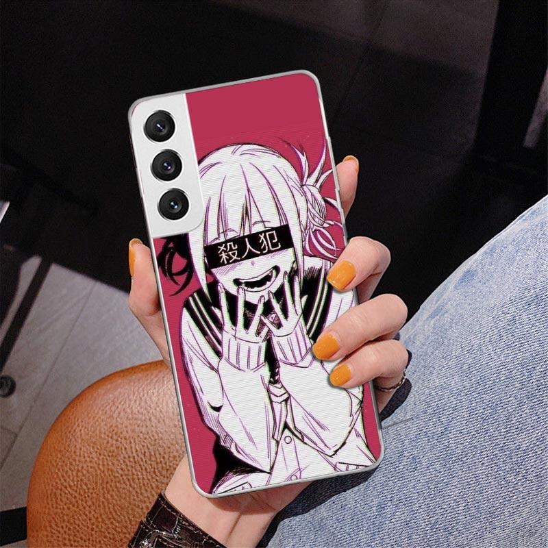 Himiko Toga Waifu Anime Phnoe Case for Samsung Galaxy S26 S25 Edge S23 S24 Ultra S22 Plus S21 S20 FE Unique Cover Soft Coque Gal