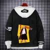 Tokyo Revengers Anime Denim Jacket Fake Two-piece Hoodie Men Youth Streetwear