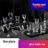 Qianxing Transparent Glass Liquor Cups Set