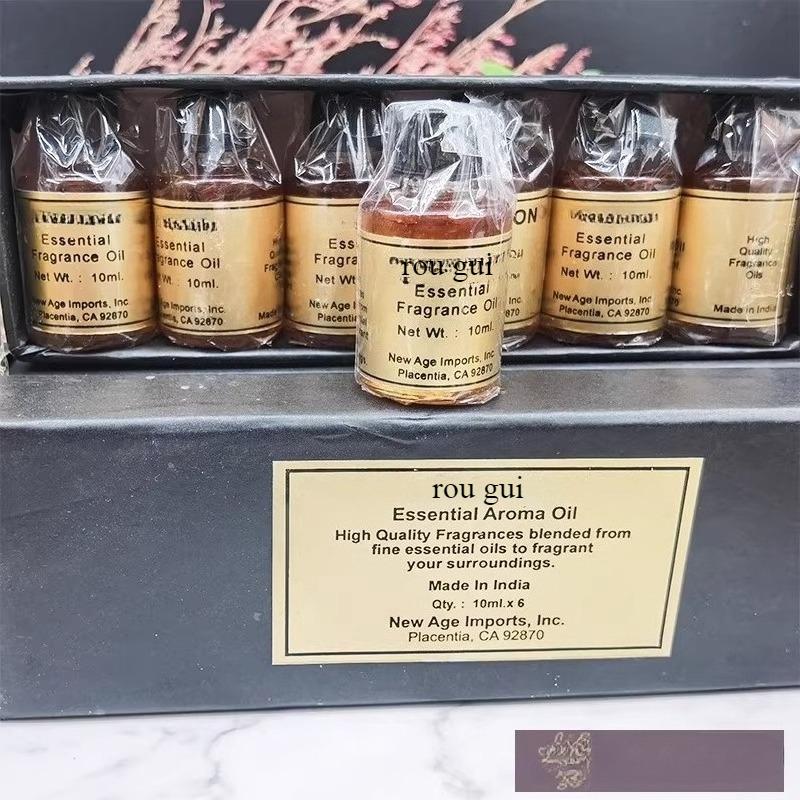 10ml Essential Oils/Rose Jasmine Patchouli Lavender Sacred Wood/Home Indoor Purify The Air and Soothe Invigorate The Spirit