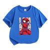 Kids Boys Girls 100% Cotton Crew Neck Short Sleeve T-Shirt, Cool Super Hero Amazing Letter Print Casual Soft Tees for Daily Wear Summer Holiday Activi