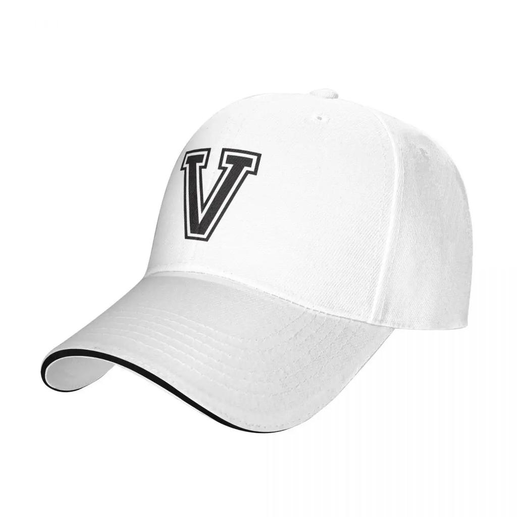 Initial Letter Bone V High Qualiy Baseball Cap For Women Outdoor High-end Female Snapback Caps Hip Hop Street Tide Hat