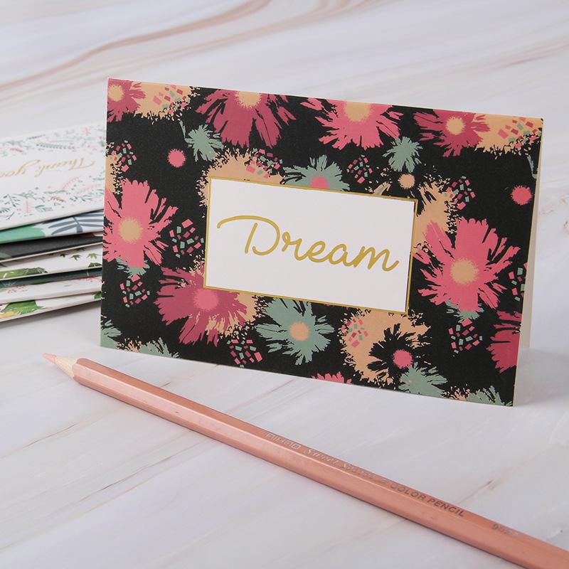 Tarjetas de felicitación de punto: Estampado en Caliente Creativo para Cumpleaños, Qixi, Día del Maestro y Navidad