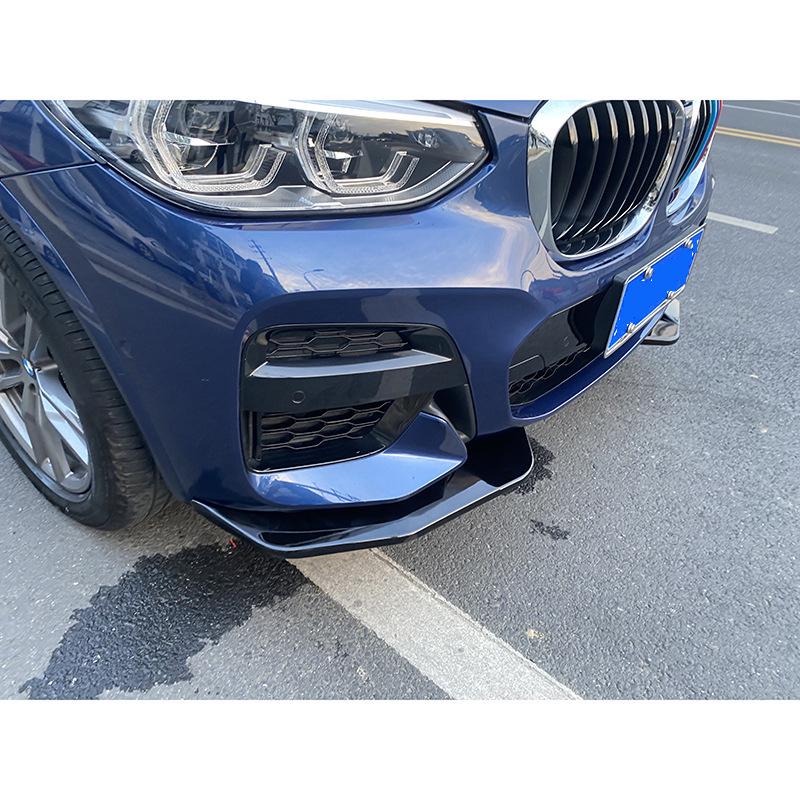 Fits 2018+ BMW X3/X4 G01/G08 Front Lip Spoiler Corner Bumpers, X3M/X4M Modified Anti-Collision Chin.