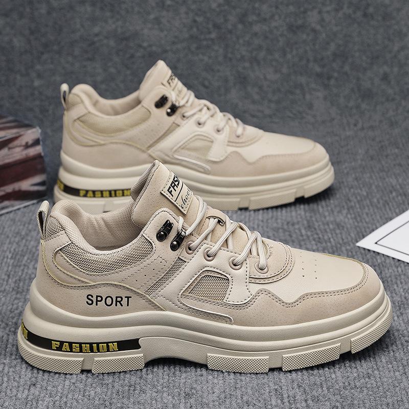 

2025 осень и зима новая мужская обувь модные ботинки Мартин трендовая рабочая обувь корейская версия низкие четыре сезона трудовая страховка повседневная обувь мужчины 44 хаки