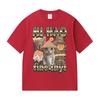 Ni Hao Fine Shyt Funny Cat Graphic T Shirt Men Women Vintage Harajuku Fashion T-shirt Summer 100% Cotton Oversized Tshirts Tops