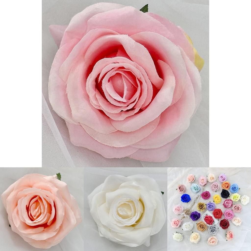 Rose Synthetic Flowers For Wedding And Home Decor With Multicolor Silk Fabric For Photo Shoots