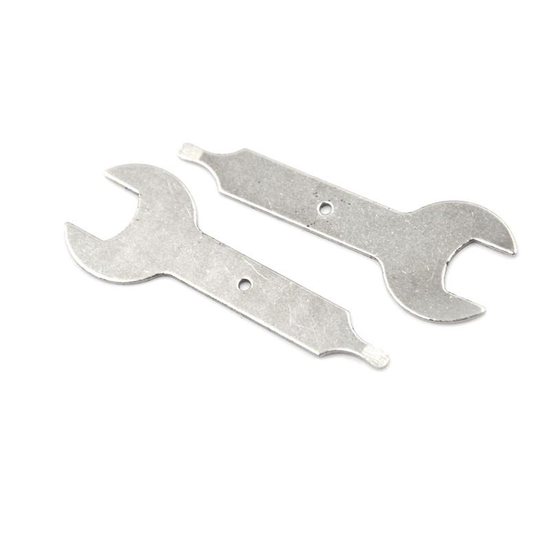 5 bucăți cheie cu colț metalic, cheie cu piuliță de 9 mm, pentru consumabile pentru scule rotative