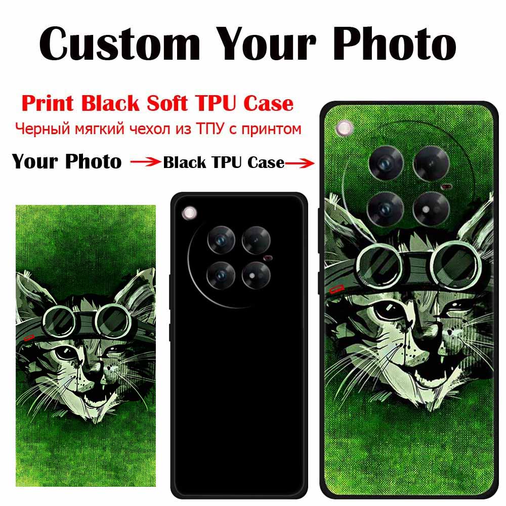 

Customized DIY Black Silicone Soft Phone Case for Infinix Zero 40 4G 5G Covers Zero 30 20 4G 5G Note 40 Pro 4G Custom Back Cover -Note 40 Pro 4G