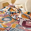 100% Cotton, Towel Blanket, Four-Ply Gauze Sheet, Spiral Time
