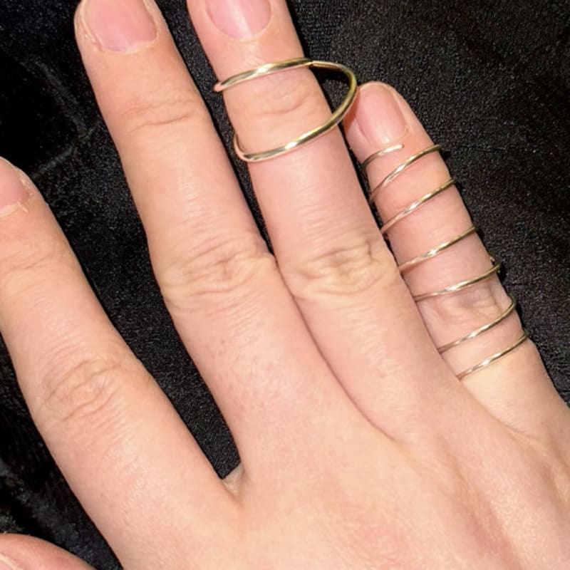 BRILLPIECE Trace nail ring