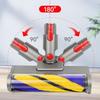 Multi Floor External Cleaning Vacuum Attachment For To Wheel Brush Head Green Projection Light Reveals Latent Dust