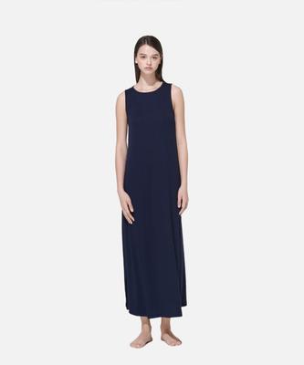 Pepoeo Basic Lounge Maxi Dress _ Navy