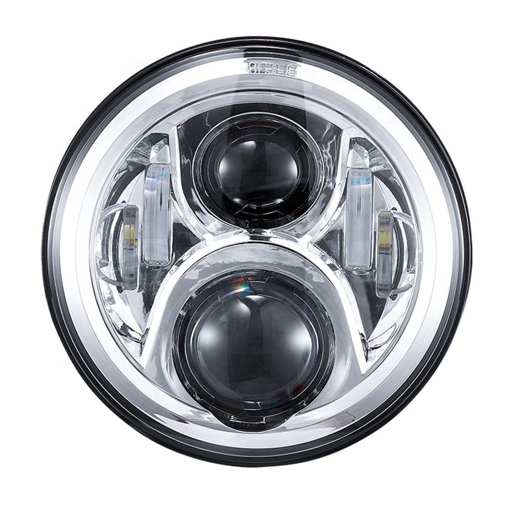 7-inch LED Headlight for Harley, JEEP Wrangler & Motorcycle Modifications - Second Generation