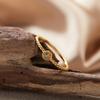 S925 Sterling Silver Natural Color Treasure December Birthstone Ring Light Luxury Premium Sense Index Finger Little Finger Ring