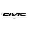 Metal 3D Car Stickers Side Fender Badge Rear Trunk Emblem Decal Styling for Honda CIVIC Logo 10th 11th 8th 2024 2023 Accessories
