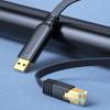 Кабель USB до RJ45 консольний RS232 послідовний адаптер для ноутбука комп'ютера маршрутизатора Cisco USB RJ 45 8P8C конвертер консольний кабель 1.8м 3м