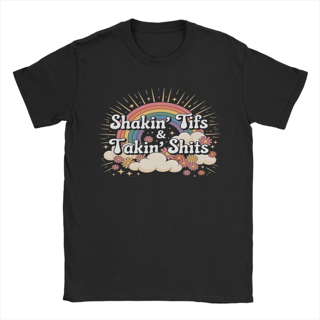 Shakin Tits and Takin Shits Adult Humor Merch Men Women T Shirt 100 Cotton Tee Fashion Tops Tshirt