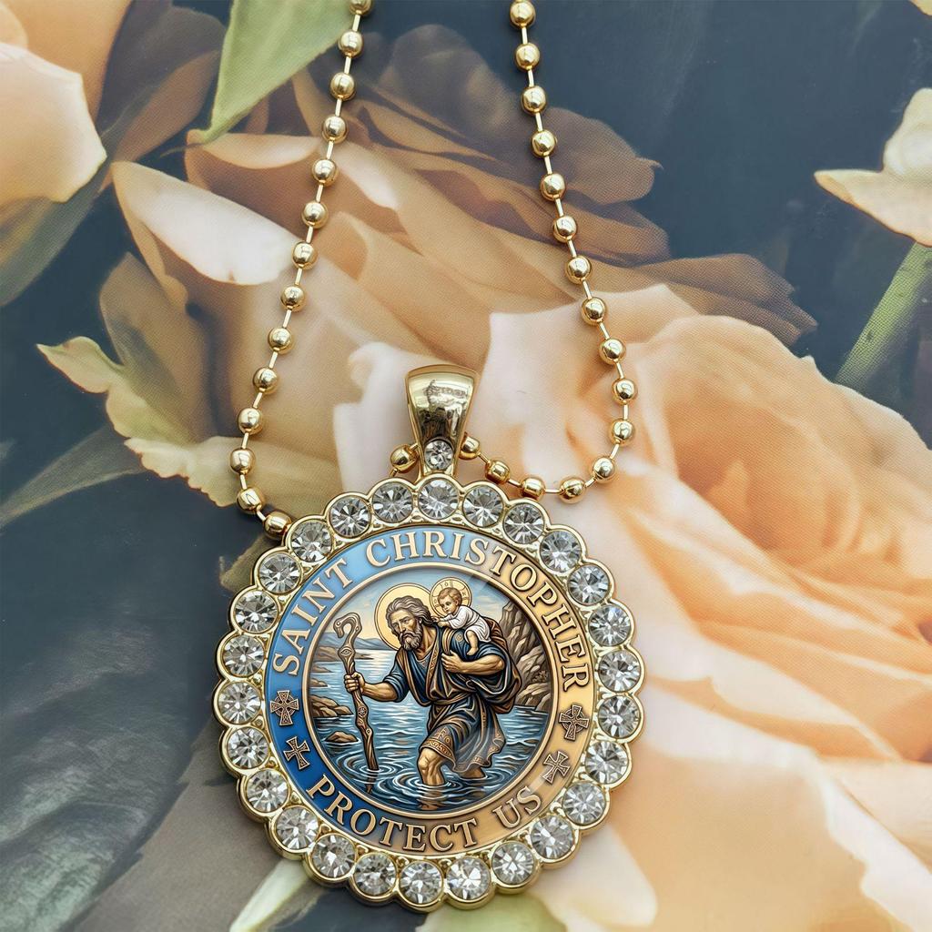 Guardian Round Necklace: Stylish Unisex Festival Jewelry Gift