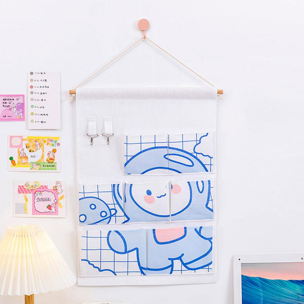 Fabric Wall Door Cloth Hanging Storage Bag Case Organizer