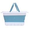 Foldable Bath Toy Storage Organizer Hollow Quick Drain Drying Bathtub Toy Storage Basket for