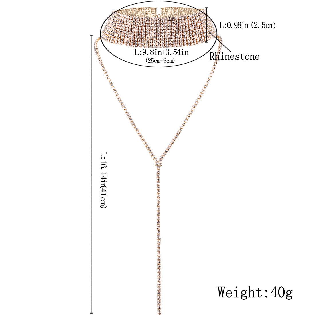 

Модные персонализированные украшения, популярная шейная цепочка-чокер, трендовое многослойное ожерелье с полным бриллиантом для девушки