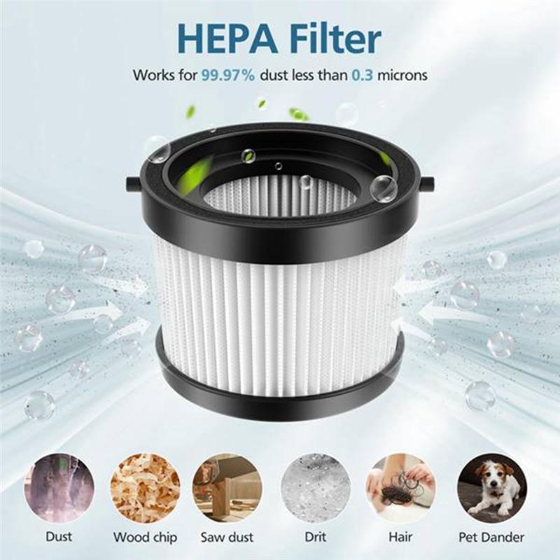 A78E-DCV5011H HEPA Filter For 20V Cordless Hand Vacuum Ultra Durable Accessories Long Lasting Spare Accessories