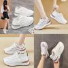 Little Sneakers Mesh White Shoes With Glitter Elements Anti Slip Rubber Bottom