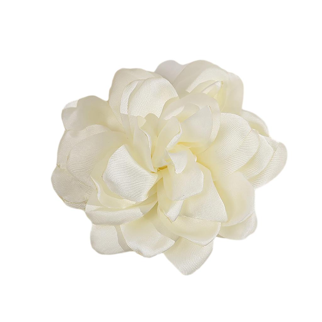 Camellia Shaped Hair/Clothes Accessories DIY Fabric Flower Accessories Multi Layered Design Florals Adorment for Women
