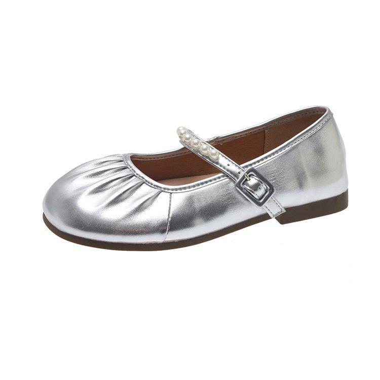 Grandma shoes women's summer flat bottom 2025 new shallow mouth long station soft sole work shoes evening shoes Doudou shoes retro single shoes