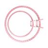 2Pcs Crystals Clear Embroidery Hoops Craft Of Sturdy Acrylic For Enhances Durability And Clarities