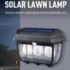 1/2/3 Lamps Body Sensor Wall Lamp Long Lasting Life Solar Fence Lights  Outdoor