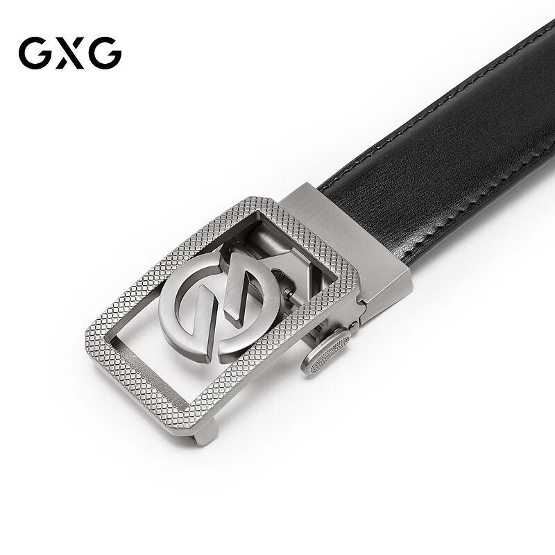 GXG Men s Automatic Buckle Business Casual Leather Belt 110cm