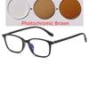 Vintage TR90 Square Myopia Glasses Finished Women Men Minus Degree Prescription Glasses For The Nearsighted 0 -0.5 -1.0 To -6.0