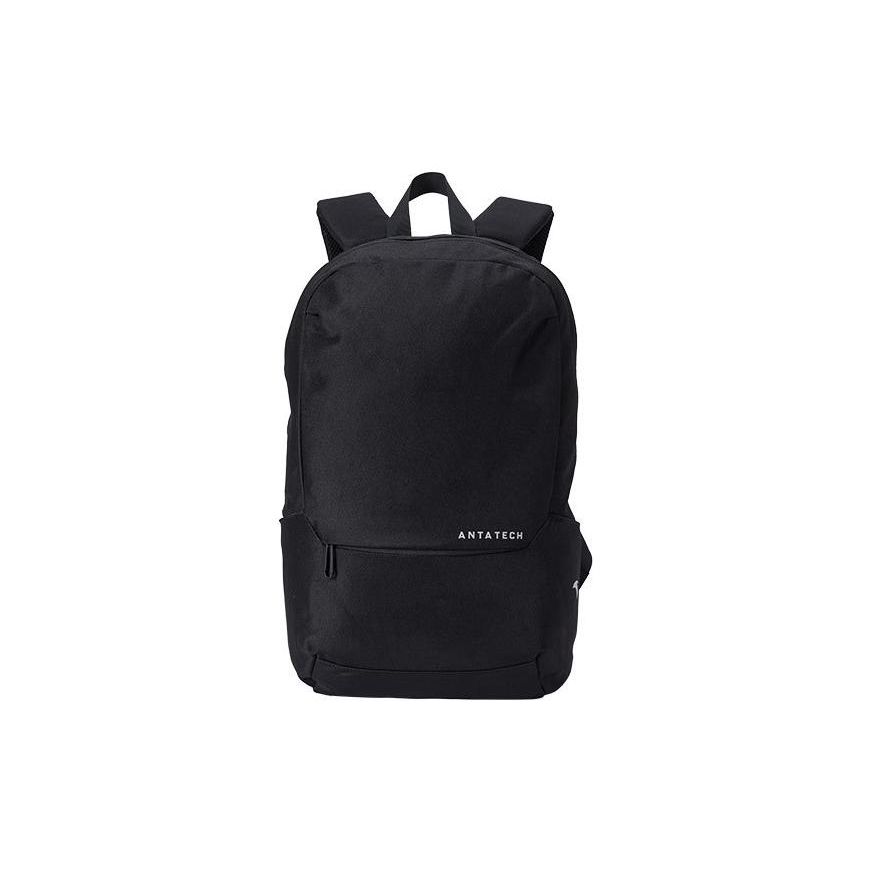 Anta Training Series Classic Large Capacity Zipper Closure Fabric Backpack Unisex Backpack Black 192457151-1 Black