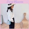 Adorable Children's Bowknot Crossbody Bag Fashionable Floral Design For Girls